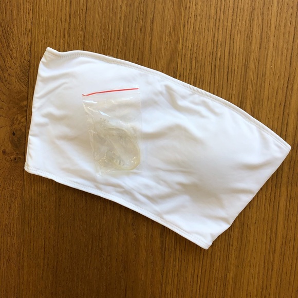 Brand New Sexy White Crop Top High Waist Bikini - Picture 4 of 5